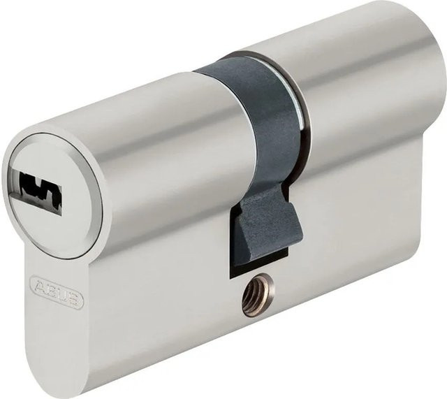 Abus Türzylinder D6XNP 45/55 in Mattnickel/Silber - Bild 1