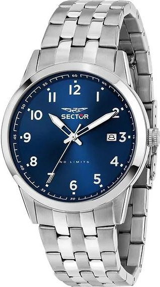 Sector Armbanduhr Edelstahl, Quarz, Blau, Herren - Bild 1