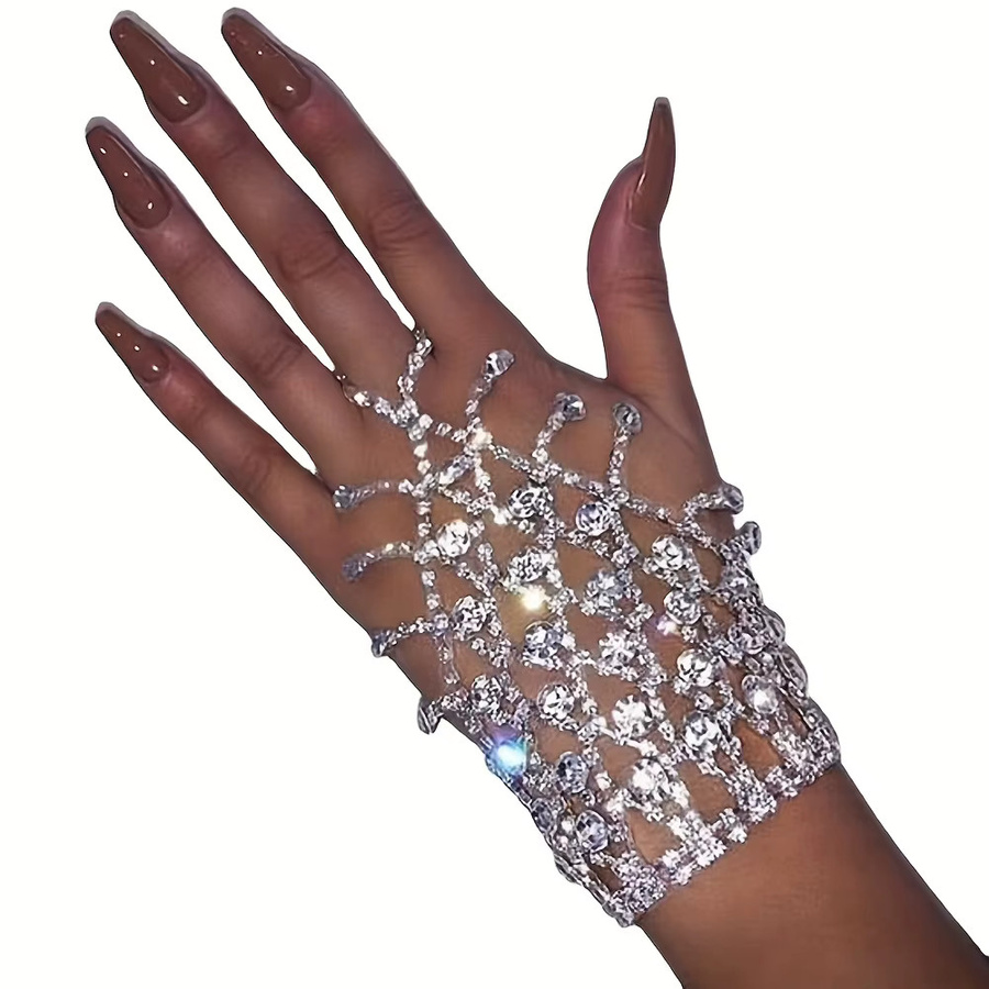 Armband, Strass, Quaste, Kristall - Bild 2