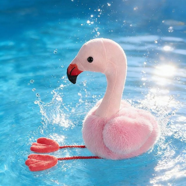 Flamingo Plüschtier, rosa, 40cm, ab 14 Jahren - Bild 1
