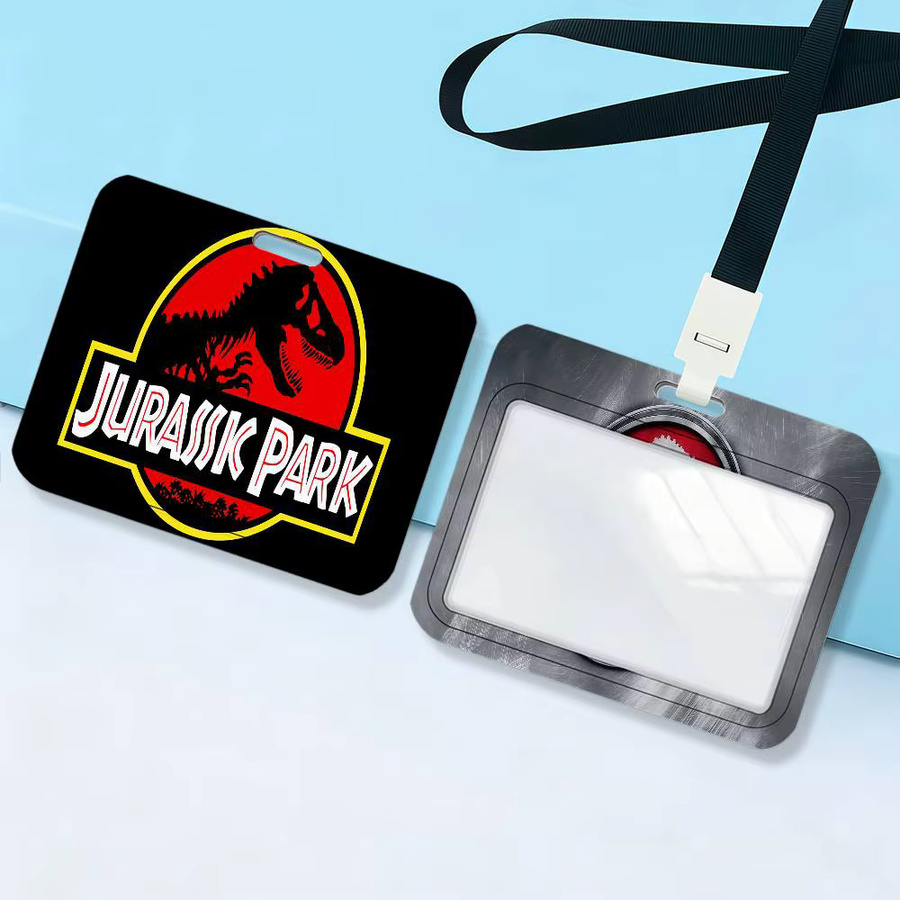 J-Jurassic-P-Park Kartenhalter aus Kunststoff für Ausweise, Studenten- und Arbeitskarten - Bild 5