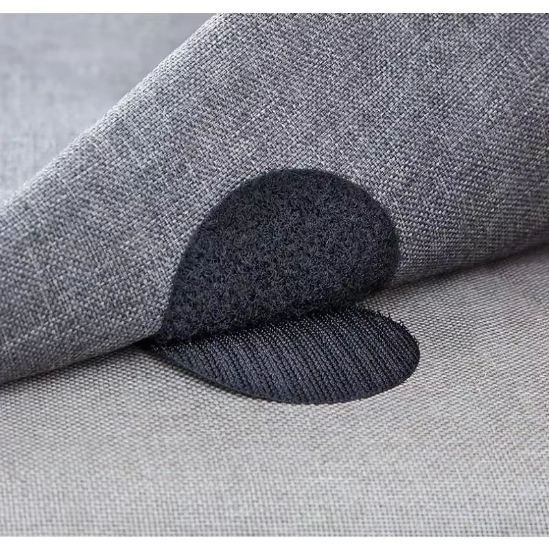 Selbstklebendes Klettverschlussband in Schwarz für Kabel-Organizer, Teppichbefestigungen und DIY-Projekte - Bild 3