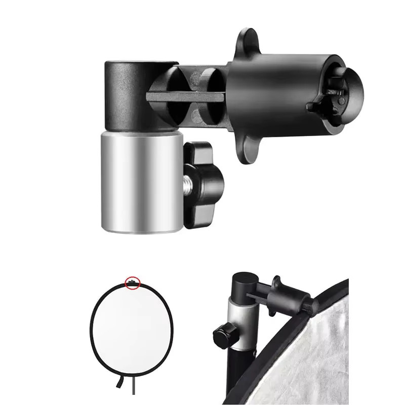 Reflektor Halter Clip Klemme für Foto Video Fotografie Studio Lichtständer in Schwarz - Bild 6