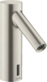 Hansgrohe Axor Starck Elektronischer Waschtischmischer mit Sensor und Temperaturvoreinstellung in Edelstahl Optik Silber - Bild 1