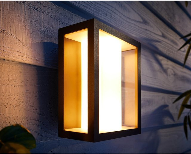 Philips Hue Impress White & Color Ambiance LED-Außenwandleuchte Schwarz RGBW - Bild 2