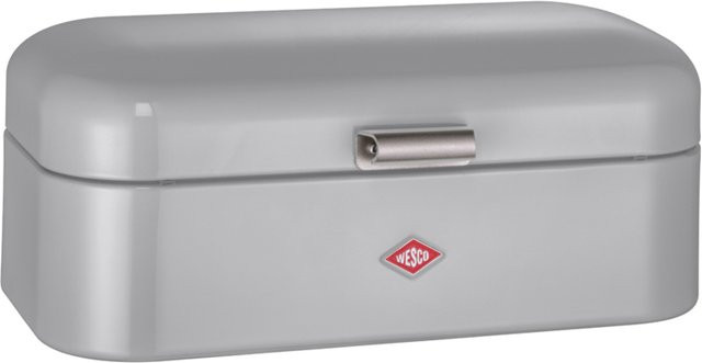 Brotkasten WESCO GRANDY in Grau aus Metall, B/T/H: 42,0 x 26,0 x 18,0 cm - Bild 1
