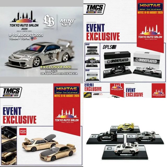 TMCS Miniatur-Simulationsautomodelle, 1:64, Metall, Set / Bundle - Bild 1