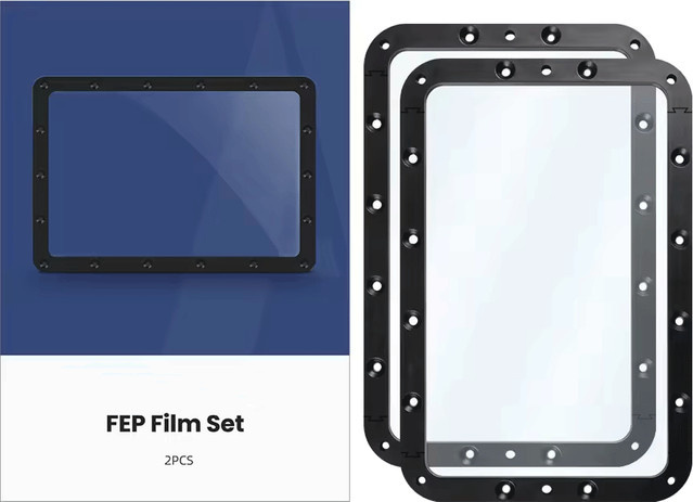 Anycubic FEP-Folie für Anycubic Photon Mono 2 und Mono 4, 2 Stück transparente Harzschalen für UV LCD 3D-Drucker - Bild 1