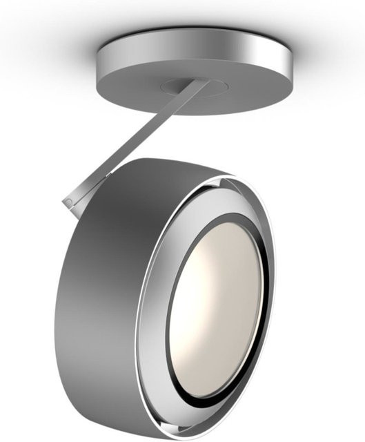 Occhio Più R alto 3d up VOLT LED-Deckenstrahler in Chrom matt mit Glas-Cone und warmweißem Licht (3000K) - Bild 1