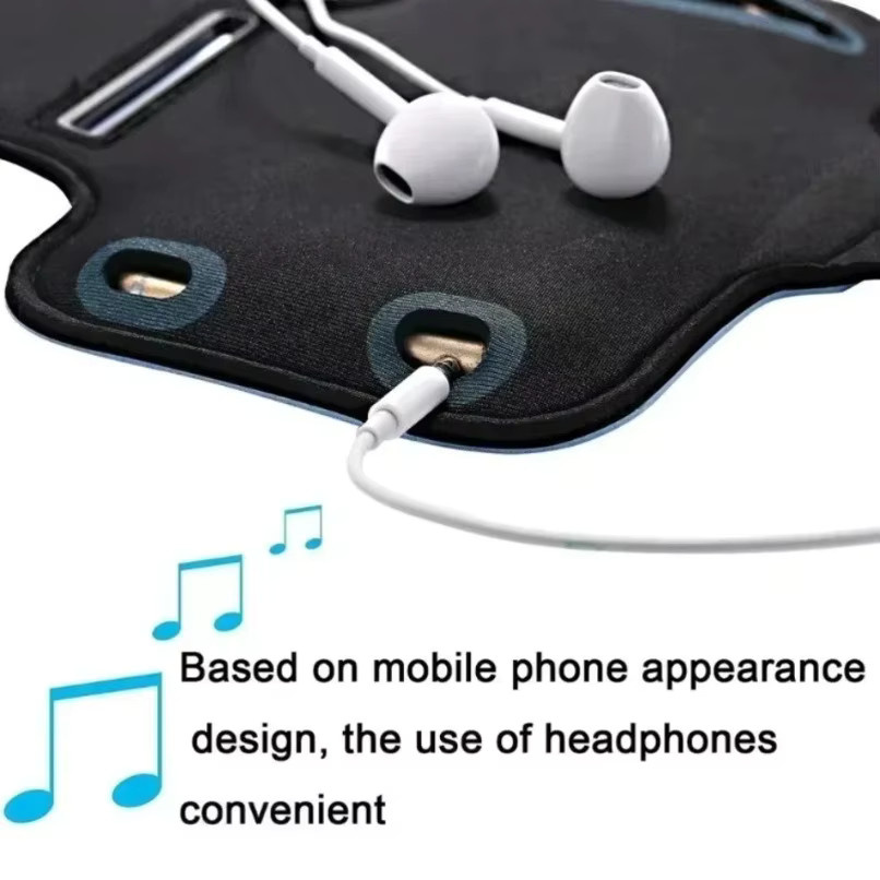 VIKEFON Atmungsaktive Lauf-Handy-Armbandtasche mit Touchscreen und Schlüsseltasche für iPhone 12-17 Pro Max und Android-Smartphones für Fitness und Workout - Bild 6