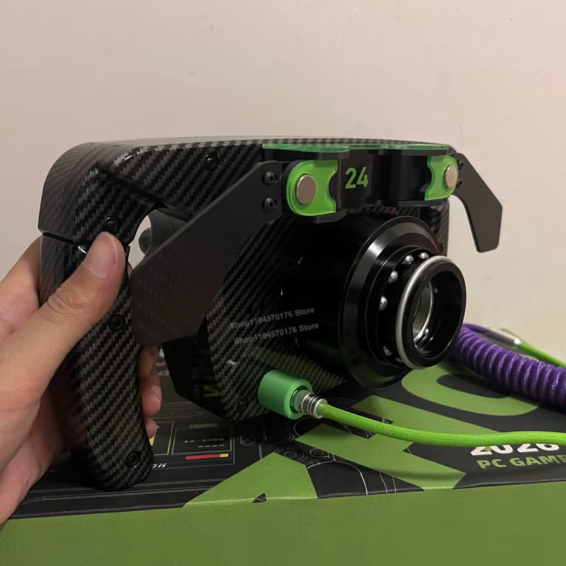 ECF2 Formula Lenkrad in Schwarz für Logitech, Fanatec und Thrustmaster Rennsimulator-Spielsteuerung - Bild 1