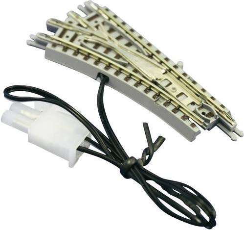 Rokuhan Spur Z Gleis 7297022 Z mit Bettung, weich, elektrisch, links, 55mm, 26°, 127mm - Bild 1