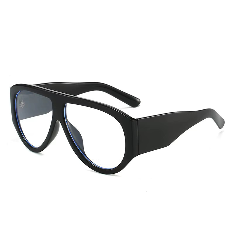 Reboto Lesebrille Pilot, Vollrand, Kunststoff, Schwarz, Unisex - Bild 3