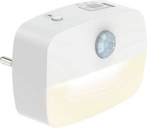 Ansmann Sensor-Nachtlicht NL30 AC LED mit Bewegungsmelder und Dämmerungssensor, Rechteckig, Warmweiß, Weiß - Bild 1