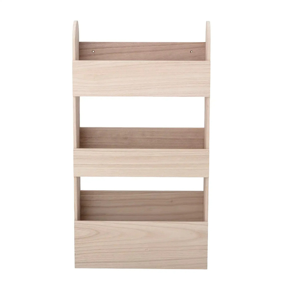 Bloomingville Mini Moris Wandregal aus Paulowniaholz in Natur, Breite: 70 cm - Bild 1
