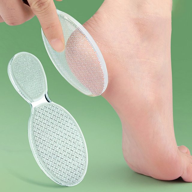 AQTOCNA Nano-Glas Doppelseitige Fußraspel, Fersenfeile, Unisex - Bild 1