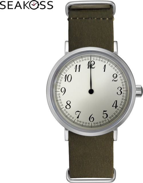 SEAKOSS Armbanduhr, Chronograph, Handaufzug, Edelstahl, 40 mm, Unisex - Bild 1