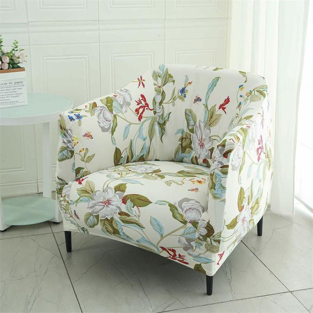Yiran Furniture Elastisches Sofa Set mit floralem Muster in Multicolour, B/T/H: 70 x 67 x 48 cm - Bild 1