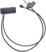 Alphacool HighFlow Durchfluss- und Temperatursensor mit Tachosignal in Schwarz und Transparent - Bild 1