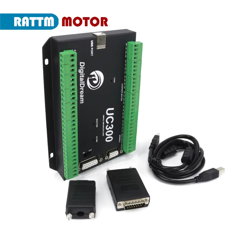 NVUM USB Mach3 CNC Controller UC300 Motion Control Karte für 3/4/5/6 Achsen, Schwarz - Bild 3