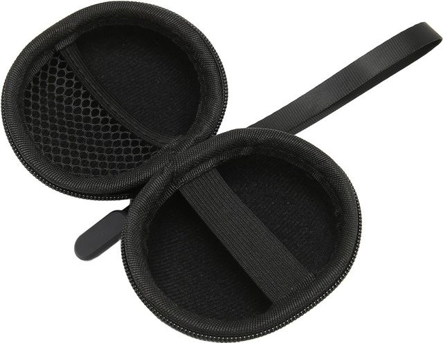 Wasserdichte Mini-Kopfhörerhülle in Schwarz als tragbare Aufbewahrungstasche mit Karabiner für Bose II Bluetooth Kopfhörer - Bild 1