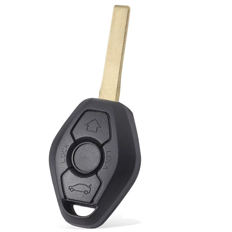 KEYECU Klappbarer Fernschlüssel für BMW 5er Serie E46 E60 E83 E53 E36 E38 E39 mit CAS2 System 315/433/315LP/868MHz ID7944 ID46 Chip in Schwarz - Bild 2