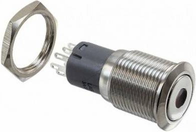 Bulgin Drucktaster MP0045/1D1BL012 Bulk in Silber - Bild 1