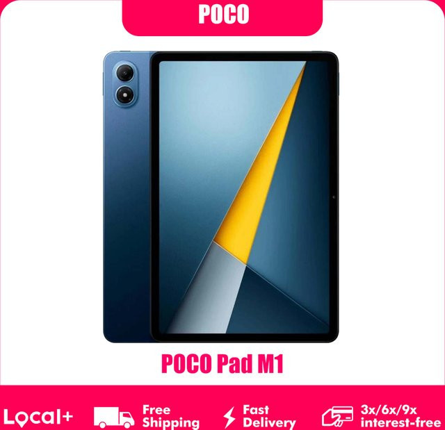 Xiaomi POCO Pad M1 Tablet in Blau mit 8 GB RAM, 256 GB Speicher, 12,1 Zoll 2,5K Display, 120Hz und Snapdragon 7s Gen 1 Prozessor - Bild 1
