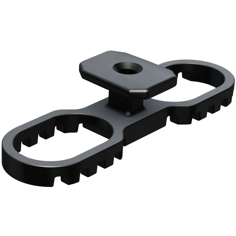 Terracon Terraflex N6 Dielenbefestigung für Alu-UK mit C1 Bohrschrauben, 120er Set, Schwarz - Bild 2