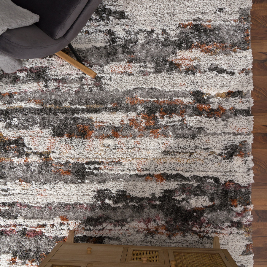 Hochflor-Teppich Vincenta von teppich.de in Mehrfarbig mit Abstract- und Vintage-Design, B/L: 160 x 220 cm - Bild 3