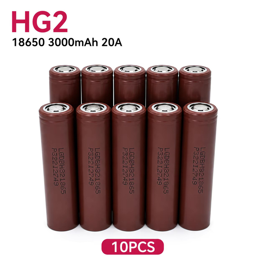 Makita 18650 Lithium-Ionen-Akku 3,7V 3000mAh Flachkopf-Hochstrom-Zelle Ersatz für HG2 - Bild 8