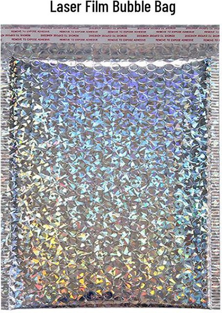 TOOLCRAFT Aluminiumbeschichteter Luftpolsterumschlag in Silber mit Selbstklebeverschluss - Bild 1
