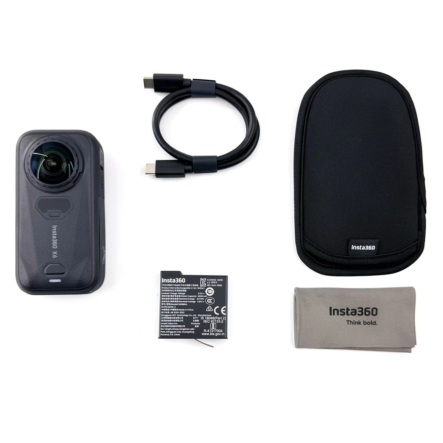 Insta360 X6 360 Grad Action-Kamera mit 8K Auflösung und KI-Bearbeitungsfunktion in Schwarz - Bild 3