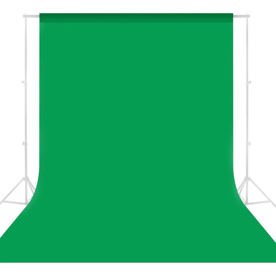 DITIPOO Chromakey Hintergrund Stoff aus reiner Baumwolle für Live Streaming und Fotografie in Grün, Weiß oder Schwarz - Bild 1