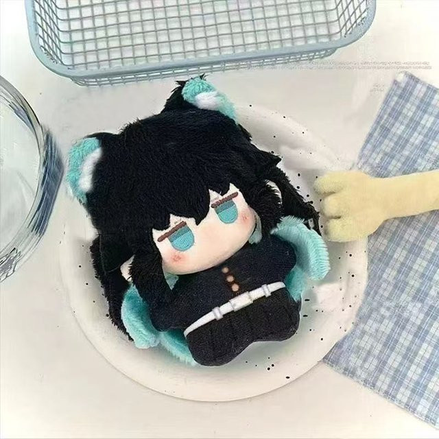 Bandai Demon Slayer Tokitou Muichiro Plüschfigur, Schlüsselanhänger, 10cm - Bild 1