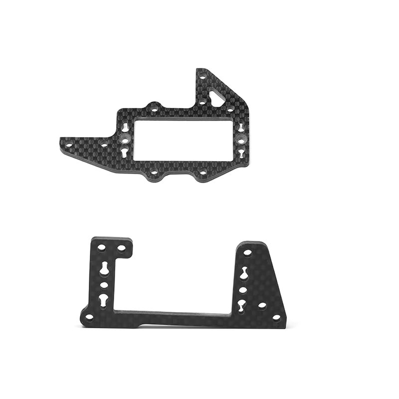Kyosho Servohalterungsplatte aus Kohlefaser, TO-266-MP11 ST/TH, Zubehör - Bild 1