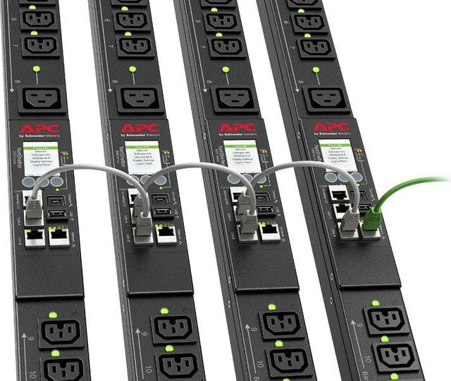 APC Rack PDU 9000 Switched APDU9953 Stromverteilungseinheit Schwarz, 230 V, 7400 VA, Ethernet 10/100/1000, Eingang IEC 60309 32A, 24 Ausgänge (21 x IEC 60320 C13, 3 x IEC 60320 C19), 0U, 3,05 m Kabel - Bild 1