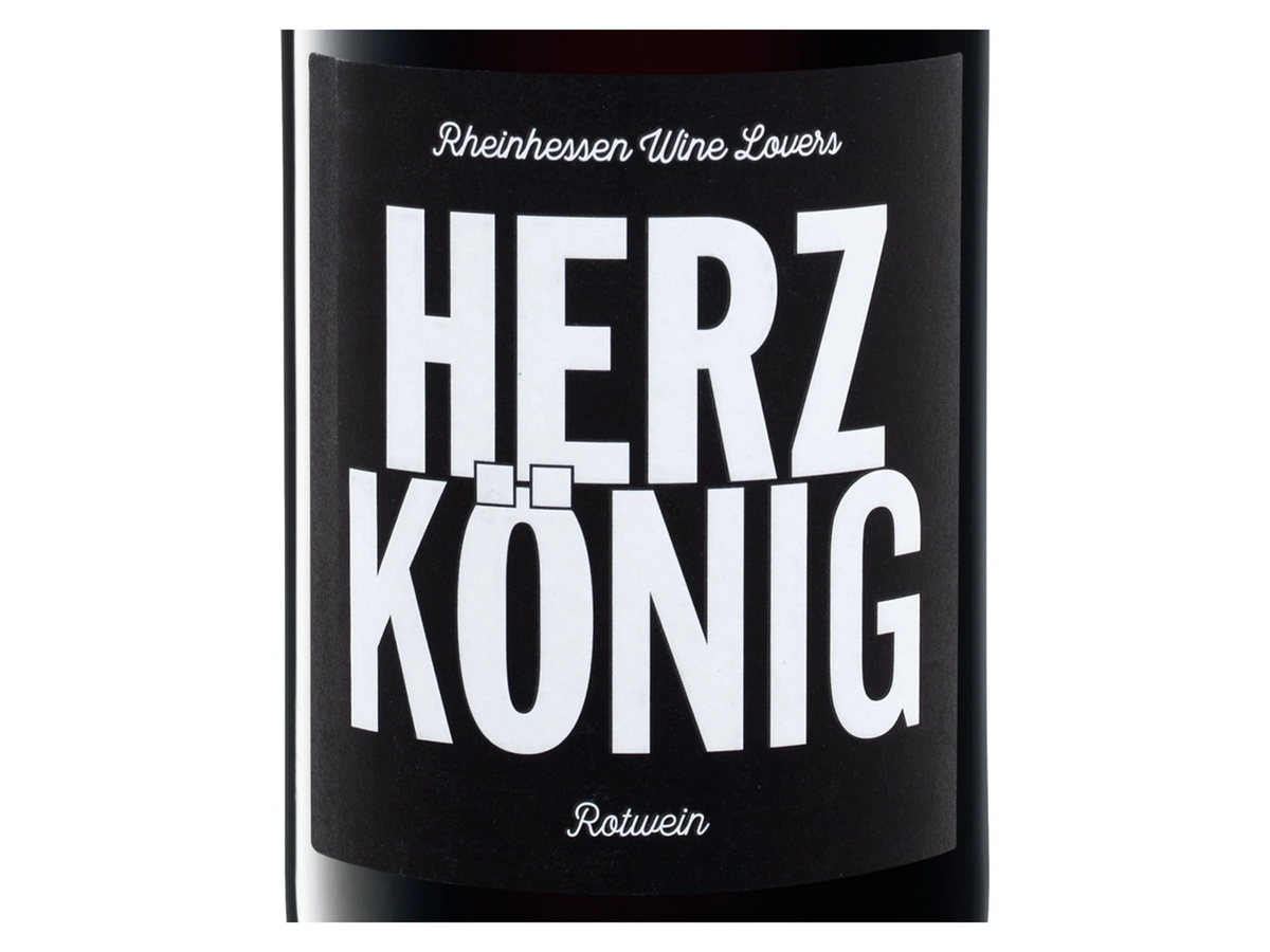 Rheinhessen Wine Lovers Herzkönig Rotwein trocken 2022 0,75 l - Bild 2