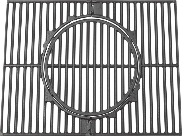 Ersatz-Grillrost Jamestown Jaxon für Holzkohlegrill aus emailliertem Stahl in Schwarz, Breite: 57,0 cm - Bild 1