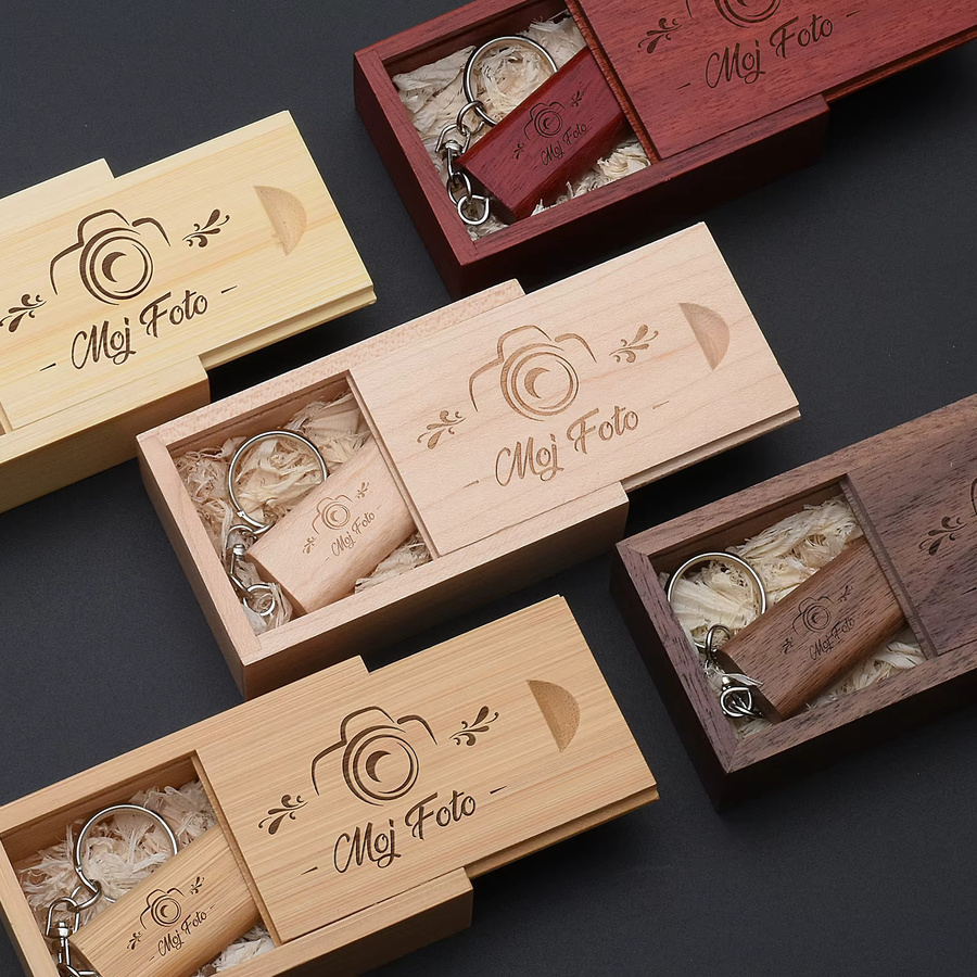 5er Set unfertige Aufbewahrungsboxen aus natürlichem Holz mit Schiebedeckel in Braun für Schmuck und Geschenke - Bild 2