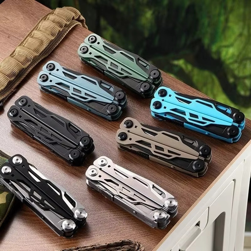 BHBT 25-in-1 Multitool-Zange mit Taschenmesser und Bits für Outdoor und Camping in Blau - Bild 3