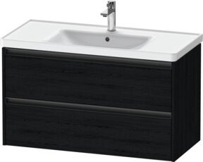 Duravit Waschtischunterschrank Ketho.2 in Weiß mit 2 Schubladen, wandhängend, B: 98,4 cm, T: 45,5 cm, H: 54,9 cm - Bild 1