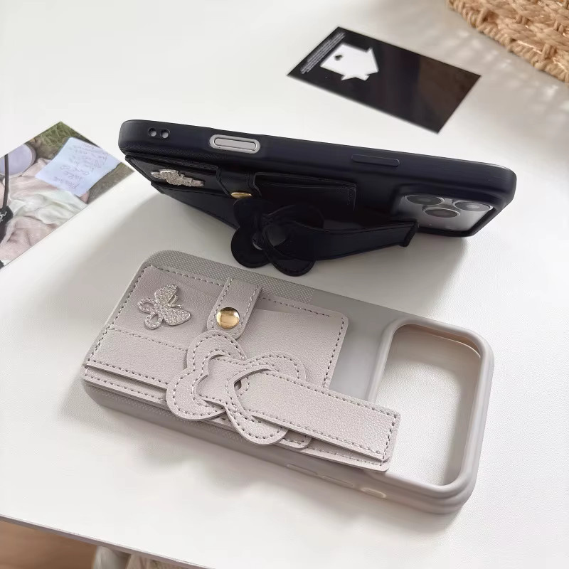 Silikon Handyhülle mit Handgelenkband und Flip Wallet für Xiaomi Mi Poco C85 C75 C65 C71 C61 Poco M5S M8 Pro M7 5G X6 in Blau - Bild 2