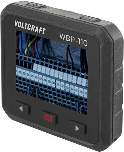 Voltcraft WBP-110 Wärmebildkamera in Schwarz mit 160 x 120 Pixeln und 25Hz sowie integrierter Digitalkamera für Messbereiche von -20 bis 550°C - Bild 1