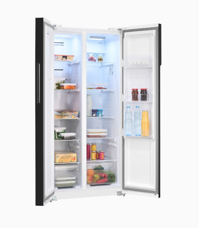 Side by Side Kühlschrank SBS39-440E in Weiss mit No-Frost und Super Freezing, B/T/H: 91 x 78 x 230 cm - Bild 1
