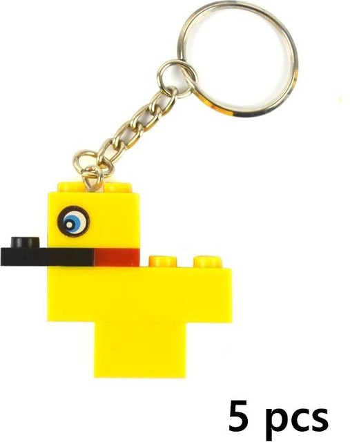 Yiran toy Zufällige Farbakzente Schlüsselanhänger Ziegelbausätze, ab 3 Jahre - Bild 1