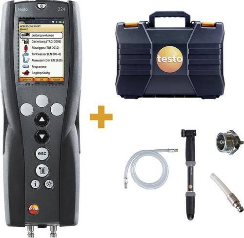 Testo Lecksucher Profi-Set 324 in Schwarz - Bild 1