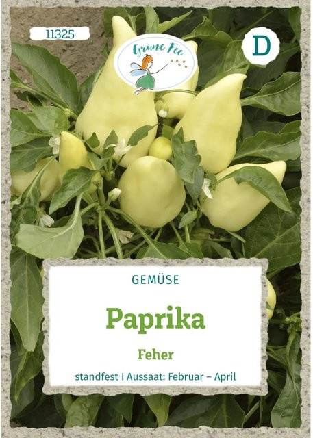 Grüne Fee Paprika Feher Saatgut - Bild 1