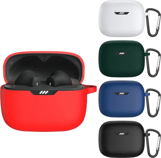 Silikon Kopfhörerhülle für JBL TUNE BUDS in Grün zum Schutz vor Staub und Stürzen - Bild 1