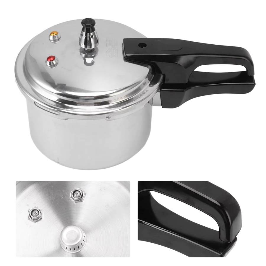 TOPINCN Schnellkochtopf aus Aluminiumlegierung in Silber, 3 Liter - Bild 2